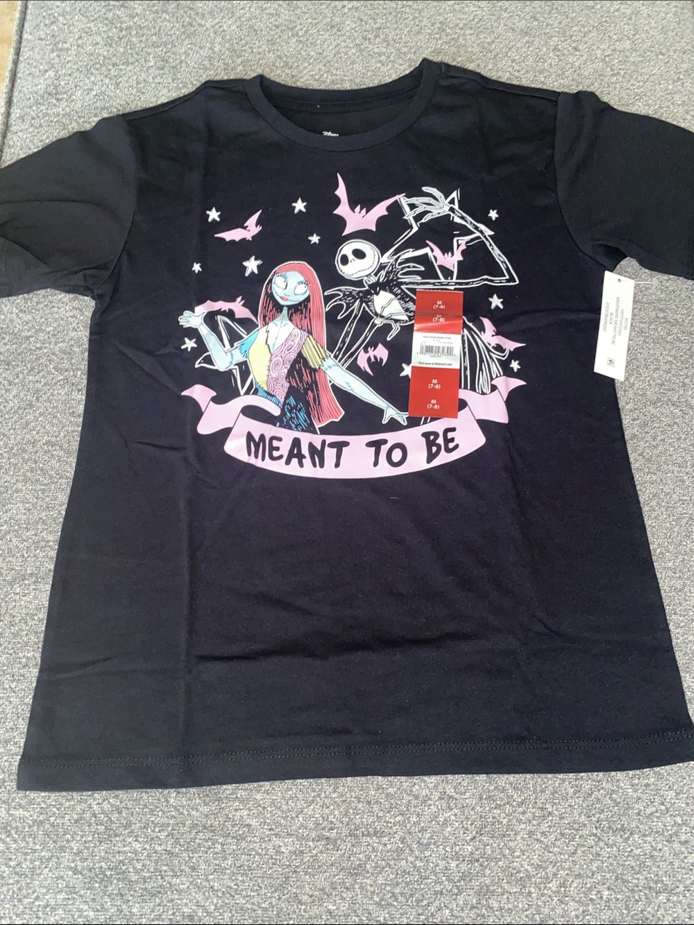 Disney Black Nightmare Before Christmas 'Meant to Be' Graphic Tee